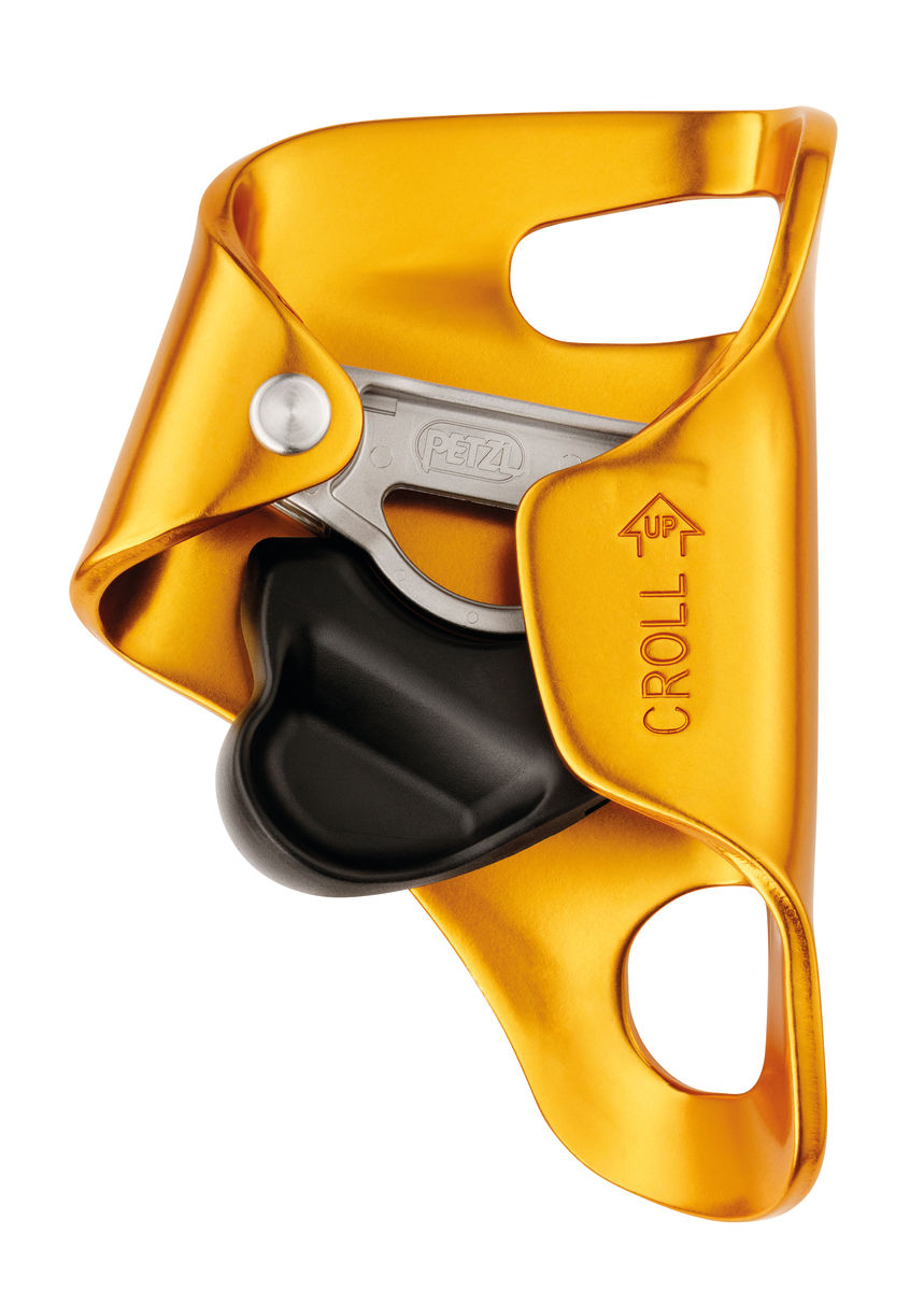 Bloqueador ventral para ascensos por cuerda CROLL® L - PETZL
